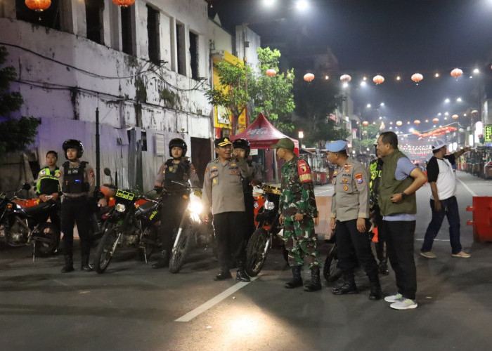 Jelang Nataru, TNI-Polri Patroli Skala Besar di Wilayah Polres Pelabuhan Tanjung Perak