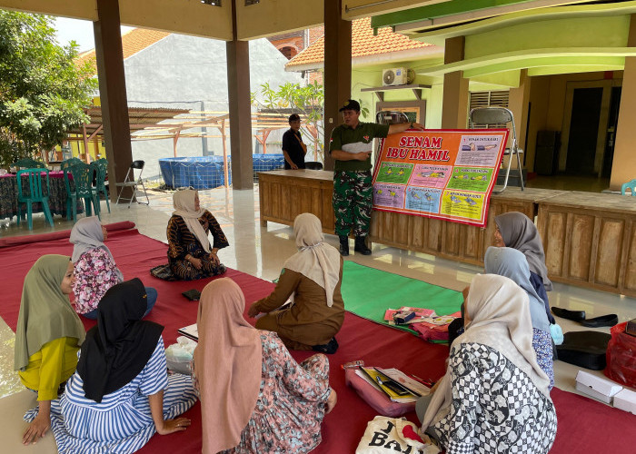 Satgas TMMD Ke-126 Kodim 0816/Sidoarjo Ajak Warga Tulangan Cegah Stunting demi Generasi Sehat