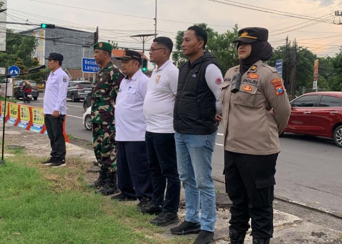 Jaga Kondusivitas Malam Pergantian Tahun, Polsek Rungkut Bersama Tiga Pilar Gelar Apel Pengamanan