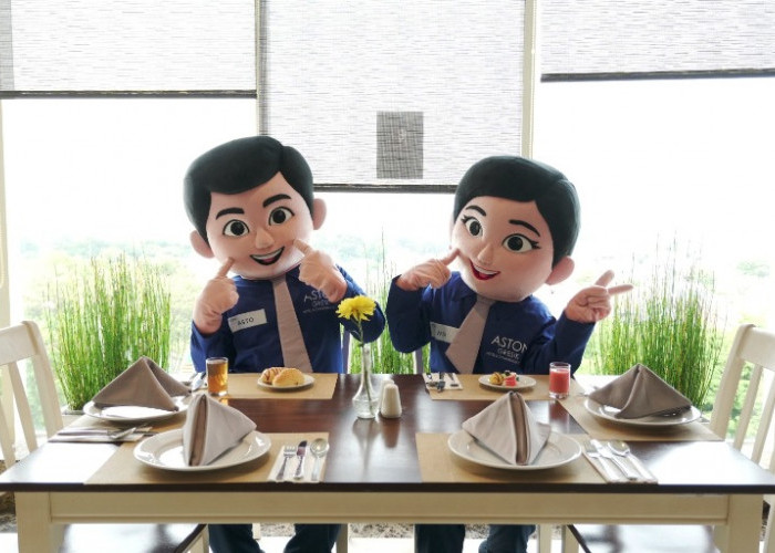  Aston Gresik Hadirkan Maskot Asto & Nia sebagai Simbol Keramahan Hotel