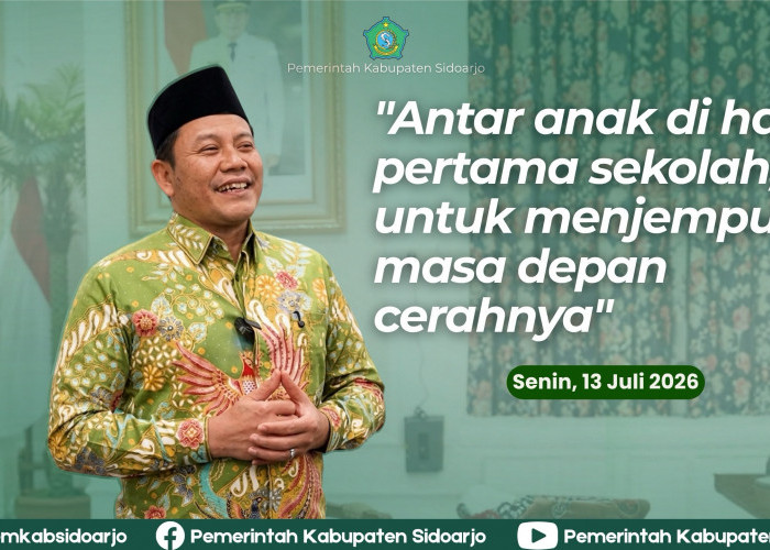 Hari Pertama Sekolah, Bupati Subandi Apresiasi Guru dan Wali Murid