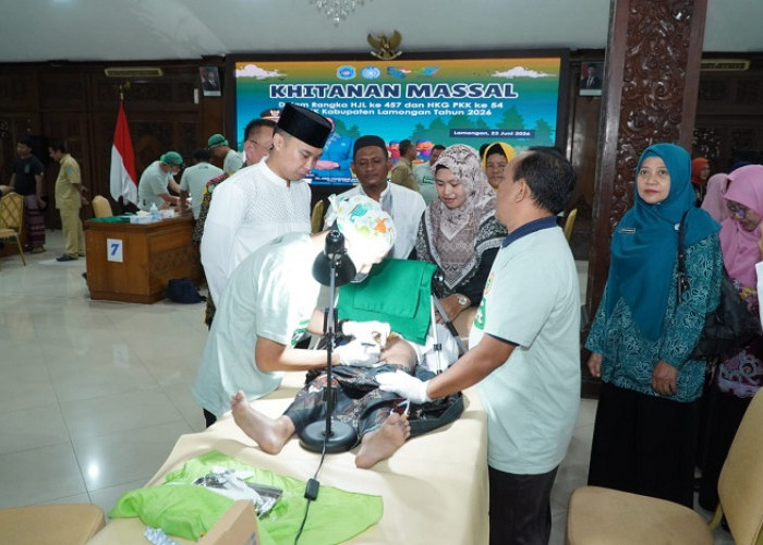  HJL Ke-457, Sebanyak 104 Anak Ikuti Khitan Massal Gratis di Lamongan