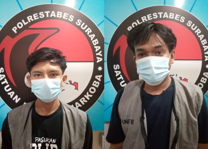 Usai Transaksi, 2 Residivis Narkoba di Surabaya Disergap 