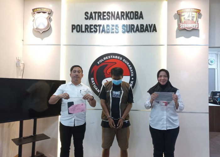 Pengedar Sabu Tambak Gringsing, Surabaya Dicokok Polisi