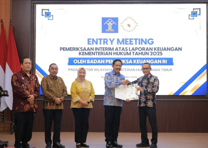 BPK RI Mulai Pemeriksaan Interim Laporan Keuangan 2025 di Kanwil Kemenkum Jatim