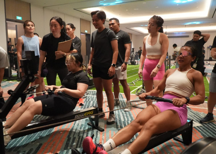 Pertama di Surabaya Timur, F45 One East Gym dan Aloft Pakuwon City Sukses Gelar Hybrid Fitness Race