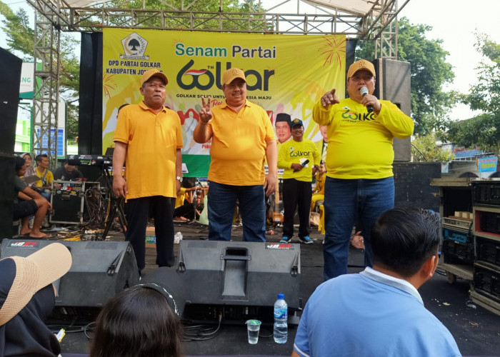 Senam Bersama WarSa, Ketua Golkar Jombang Wajibkan Kader Menangkan Warsubi-Salman