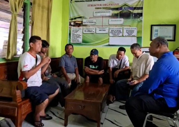 Melunak, Pedagang Pasar Bandar Kota Kediri Sepakat Bayar Retribusi
