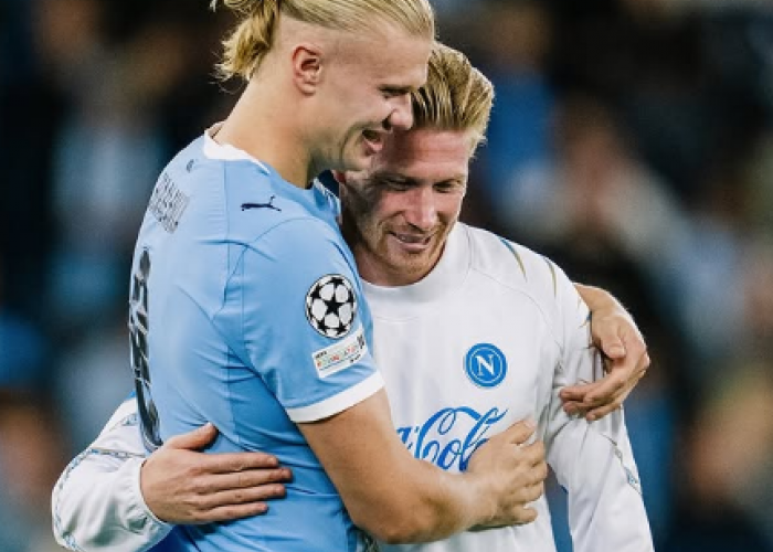 Erling Haaland Cetak Rekor 50 Gol Liga Champions, Manchester City Kalahkan Napoli 2-0
