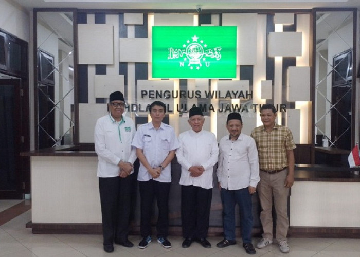 Sambangi PWNU Jatim, Kakanwil Kementerian HAM Bahas Kolaborasi Strategis Dalam Membumikan Nilai-Nilai HAM