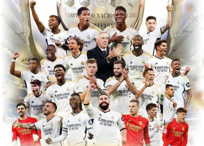Kembali Mendominasi! Real Madrid Mengunci Titel La Liga di Pekan 34
