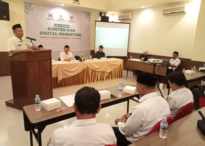 Pelaku UMKM Tulungagung Didorong Go Digital, Baznas Gelar Pelatihan Konten dan Marketing