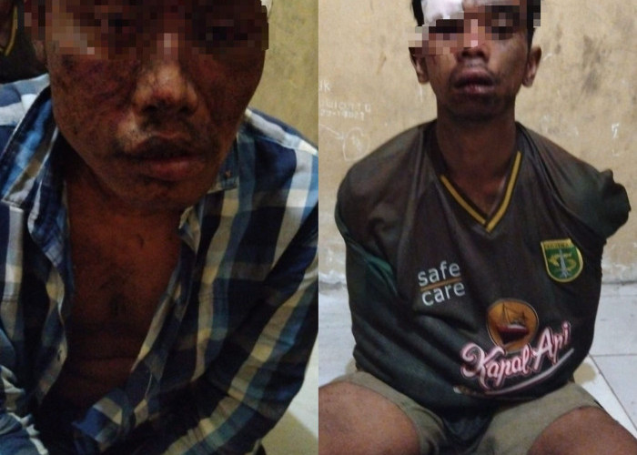 Gagal Curi Motor, 2 Pemuda Surabaya Dihajar Massa di Jalan Sunan Giri