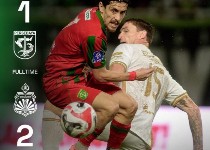 Rekor 13 Kemenangan Beruntun Persebaya Dihentikan  Bhayangkara FC