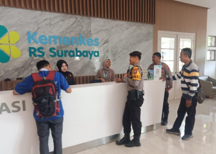 Tingkatkan Keamanan Fasilitas Kesehatan, Polsek Bubutan Patroli Rutin di RS Kemenkes Surabaya