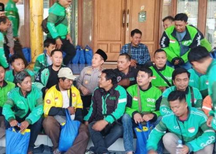Kapolres Bojonegoro AKBP Afrian Apresiasi Komunitas Ojek Online Jaga Kamtibmas