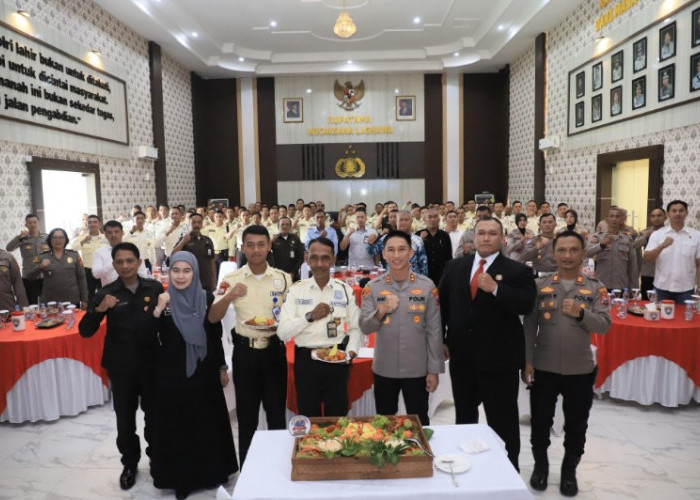 Perkuat Sinergitas, Polres Kediri Kota Gelar Tasyakuran HUT Satpam ke-45