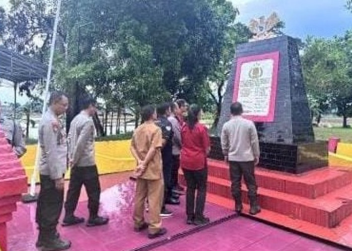 Pusjarah Polri Inventarisasi Monumen Ngadiboyo, Tegaskan Pelestarian Sejarah Polri di Nganjuk