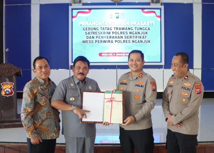 Kapolres Nganjuk Resmikan Gedung Baru Satreskrim, Dorong Pelayanan Lebih Maksimal