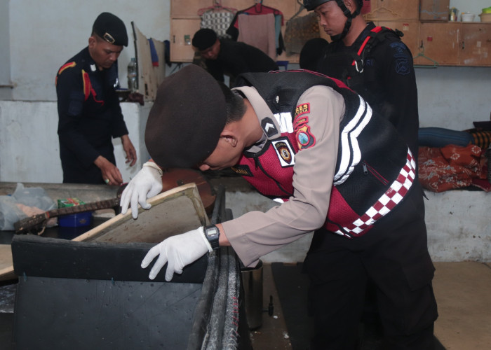 Perkuat Pengamanan dan Deteksi Dini, Lapas Kediri Gelar Razia Gabungan Bersama APH