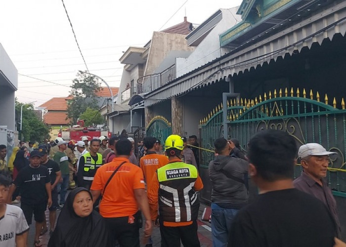 Ditinggal Takziah, Dua Bocah Tewas dalam Kebakaran Rumah di Simorejo Surabaya