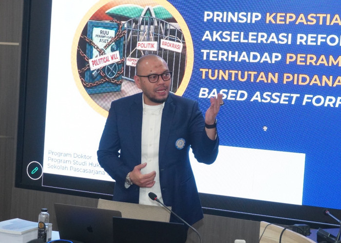 Gagasan Baru Reformasi Hukum, Hardjuno Usulkan Perampasan Aset Jadi Rezim Tersendiri