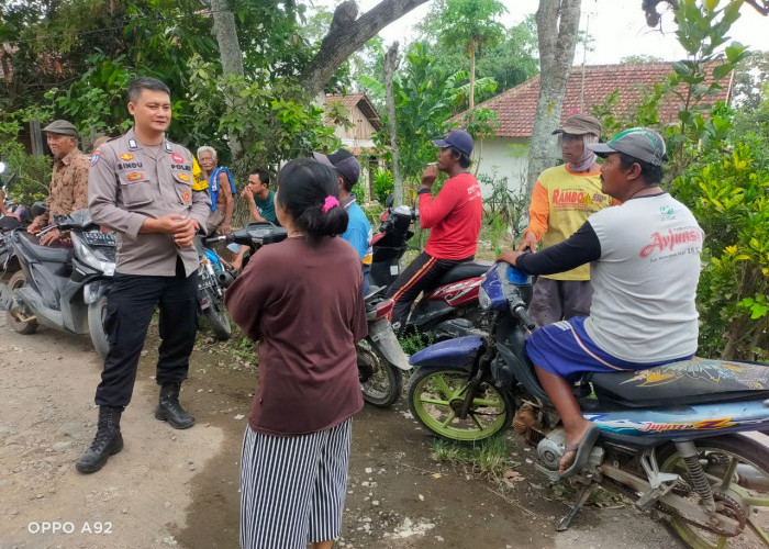 Polisi Kediri Rutin Sambang Desa Upaya Preventif Pencegahan Kriminalitas