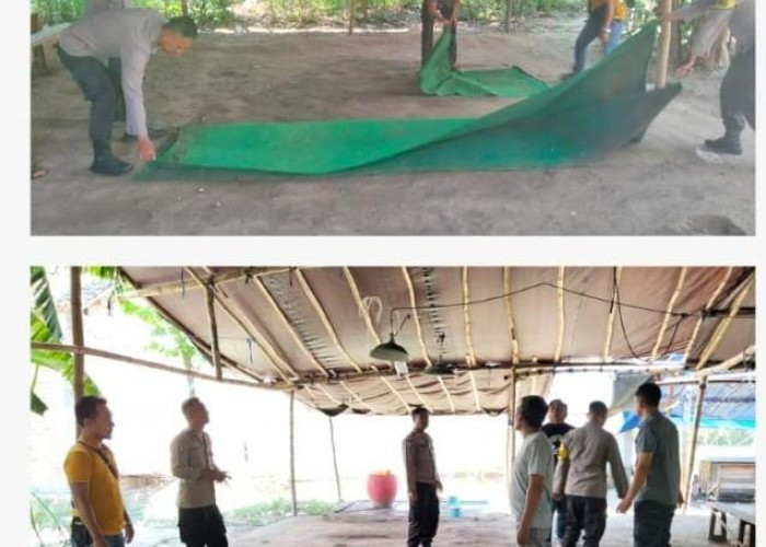 Polsek Bagor Bersama Resmob Polres Nganjuk Tindak Lanjuti Aduan Warga Soal Dugaan Perjudian Sabung Ayam