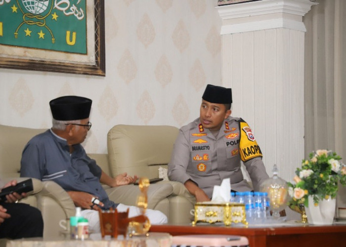 Kuatkan Sinergi, Kapolres Kediri Sowan Ketua Umum MUI