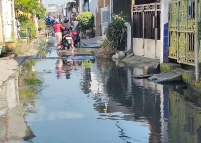 Minim Outlet Pembuangan, Permukiman Tambak Dalam Baru Dikepung Banjir Tanpa Hujan