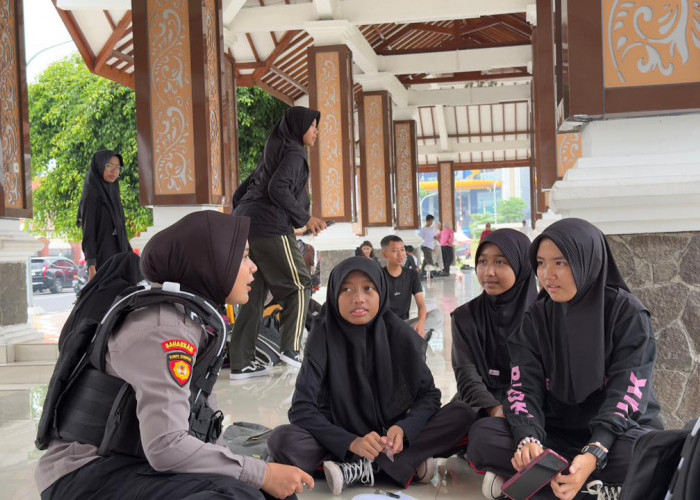 Polwan Jenggala Presisi Polresta Sidoarjo Patroli Roda Dua Jaga Kamtibmas Kota