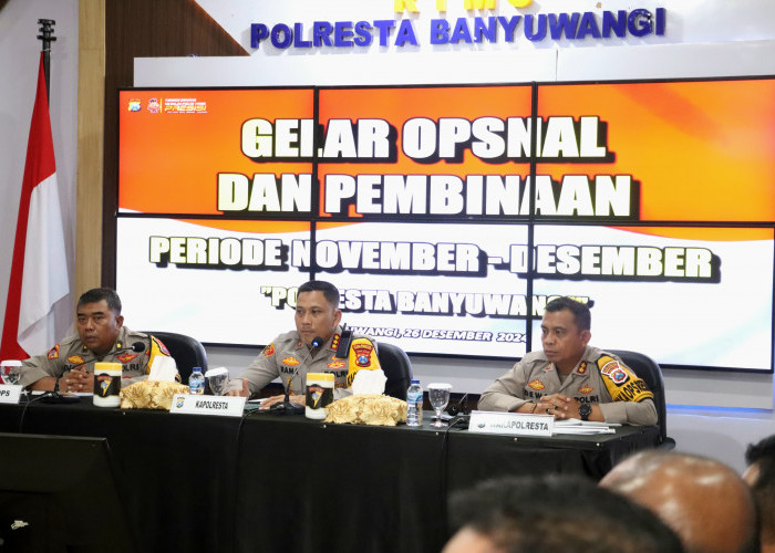 Tingkatkan Kinerja Pelayanan, Polresta Banyuwangi Gelar Opsnal dan Pembinaan