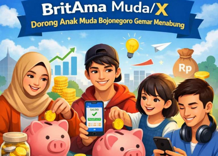 BritAma Muda/X Dorong Anak Muda Bojonegoro Gemar Menabung