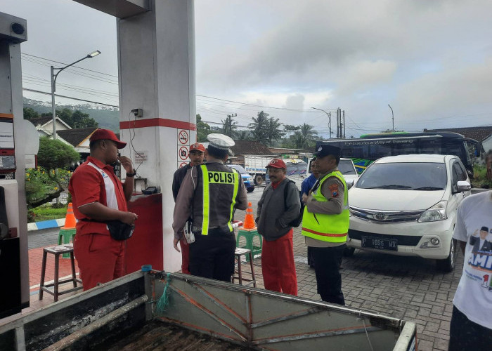 Polresta Banyuwangi Ajak Warga Bijak dalam Pembelian BBM dan Imbau SPBU Tak Layani Pembelian Pakai Jeriken