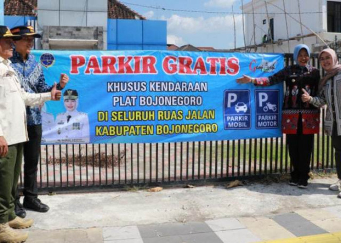 Bojonegoro Pasang Banner Parkir Gratis, Ingatkan Warga Tak Perlu Bayar
