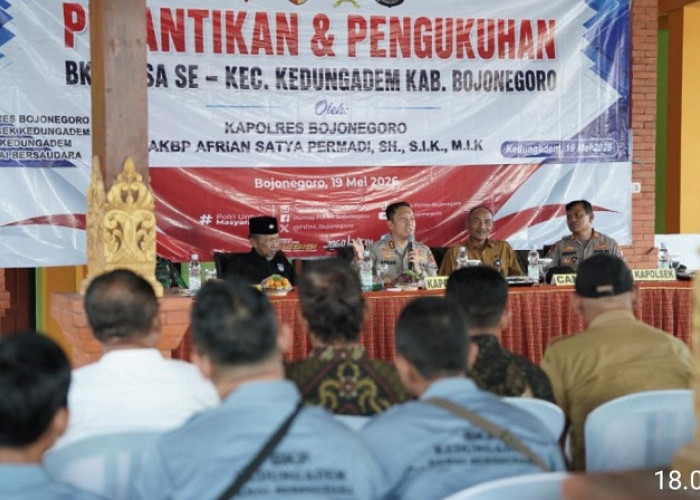 Kampung Pesilat Tingkat Desa Dikukuhkan, Kapolres Bojonegoro Ajak Jaga Kondusivitas