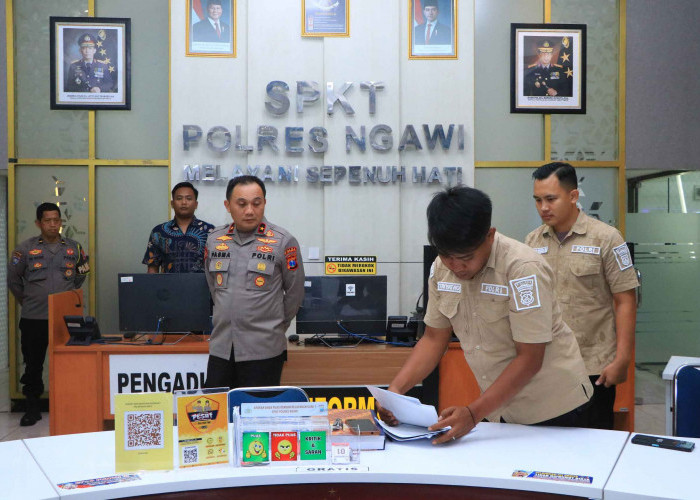 Wakapolda Jatim Tinjau Kesiapsiagaan SPKT Polres Ngawi