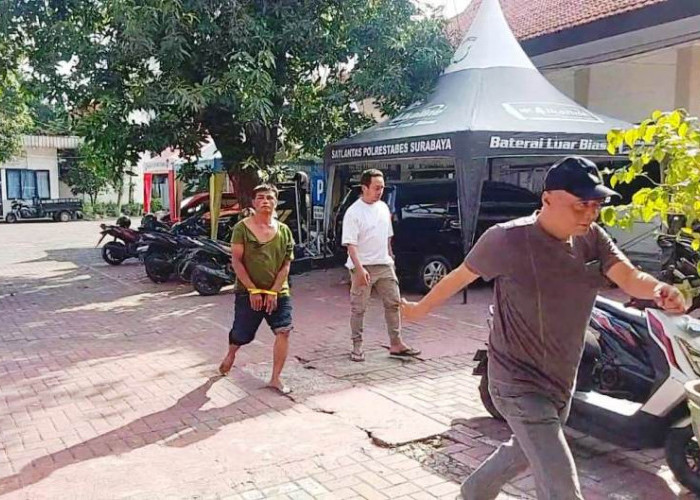 Maling Laptop Tepergok di Pacar Kembang Surabaya, Mengaku Hendak Beli Rokok