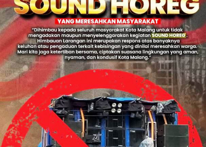 Polresta Malang Kota Tegas Larang Sound Horeg