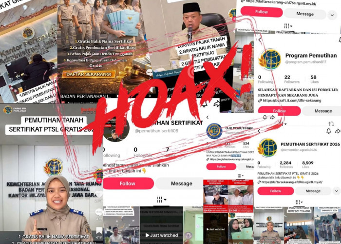 Kementerian ATR/BPN Tegaskan Tidak Ada Program Pemutihan Sertipikat Tanah