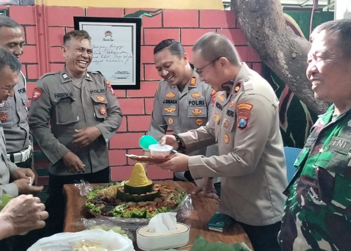 Polsek Tandes Bersama Jajaran Rayakan HUT ke-80 TNI