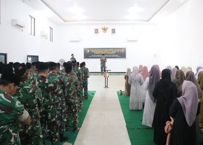 Peringati 1 Muharram, Dandim Sumenep Ajak Prajurit Berubah Lewat Semangat Hijrah