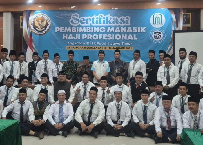 FK Patuh Bersama UIN Satu Tulungagung Gelar Sertifikasi Pembimbing Haji di Asrama Haji Surabaya