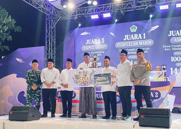 Bobot Sentuh 19 Kilogram, Kontes Bandeng Kawak Kembali Dimenangkan Saifullah Mahdi