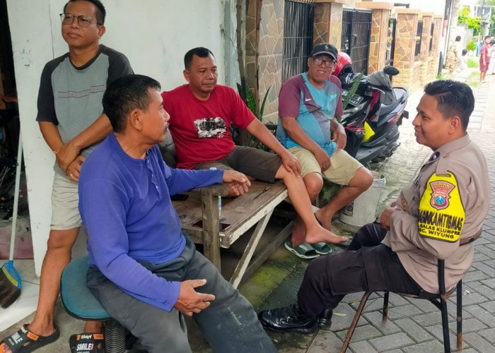 Jelang Malam Tahun Baru, Polsek Wiyung Ajak Warga Balas Klumprik Cangkrukan Kamtibmas