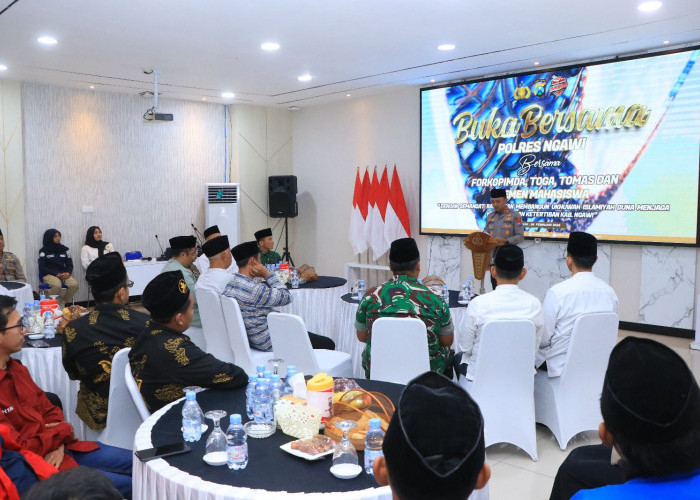 Ramadan Penuh Kebersamaan, Polres Ngawi dan Forkopimda Perkuat Sinergi Jaga Kekondusifan Wilayah 