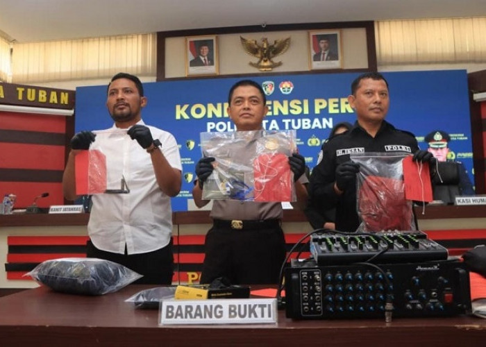 Polresta Tuban Bongkar Ulah Residivis, Bobol 13 Sekolah dan Curanmor