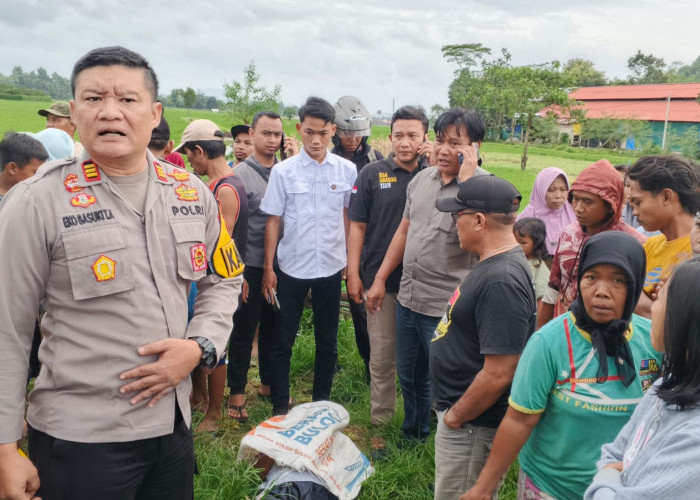 Geger, Warga Jenggawah Temukan Jasad Pria di Persawahan