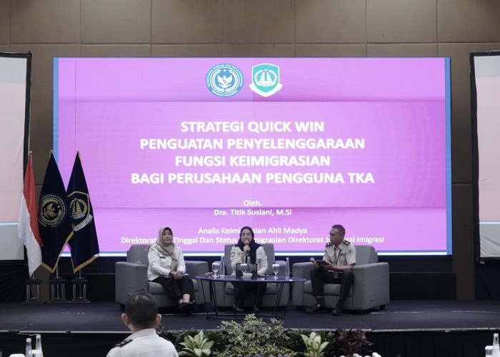  Imigrasi Tanjung Perak Sosialisasikan Kebijakan Baru Izin Tinggal kepada 70 Perusahaan Pengguna TKA