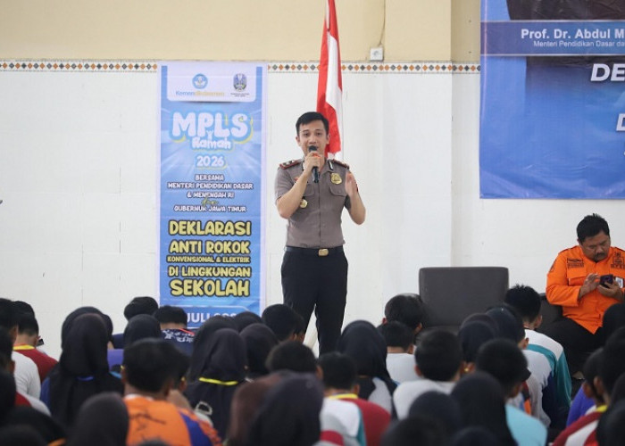 Polres Mojokerto Bekali Peserta MPLS dengan Pendidikan Karakter dan Kesadaran Hukum